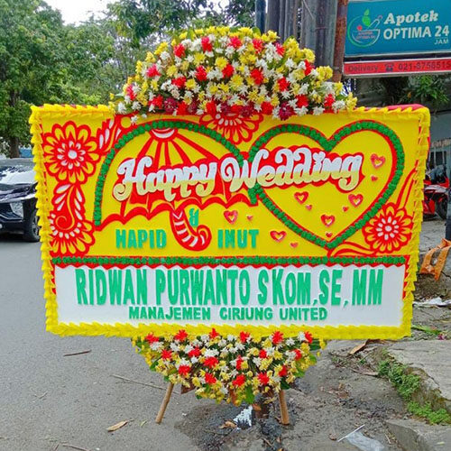 Bunga Papan Wedding